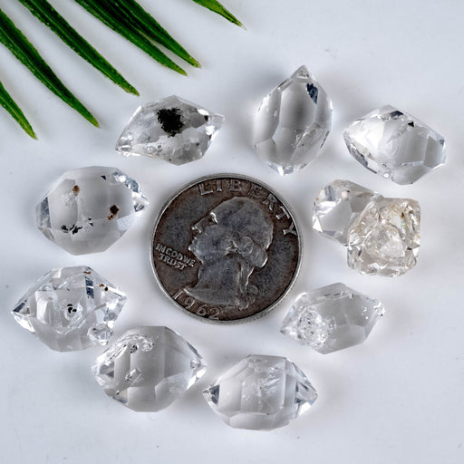 Herkimer Diamond Quartz Crystals 16mm - 17mm 20 Grams A / A+ Grade WHOLESALE LOT - InnerVision Crystals