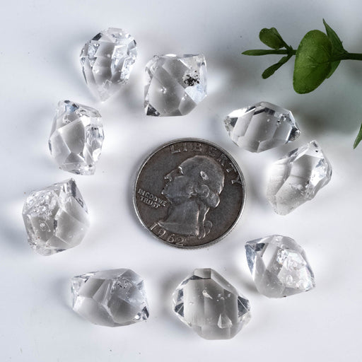 Herkimer Diamond Quartz Crystals 16mm - 17mm 20 Grams A / A+ Grade WHOLESALE LOT - InnerVision Crystals