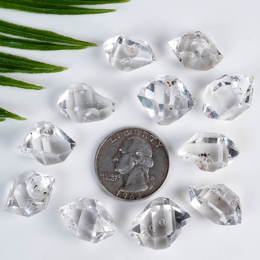 Herkimer Diamond Quartz Crystals 18mm - 19mm 30 Grams A / A+ Grade WHOLESALE LOT - InnerVision Crystals
