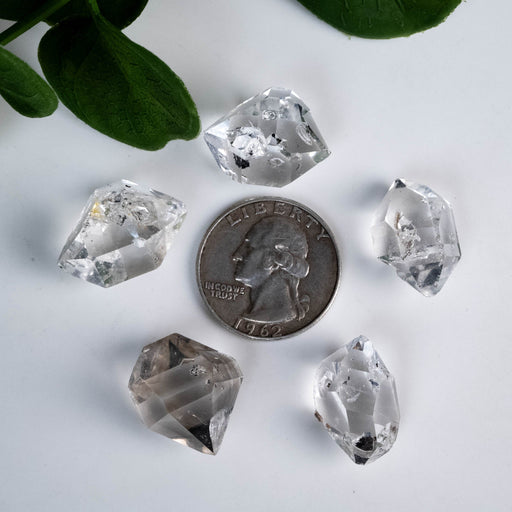 Herkimer Diamond Quartz Crystals 20mm - 22mm 22 Grams A / A+ Grade WHOLESALE LOT - InnerVision Crystals