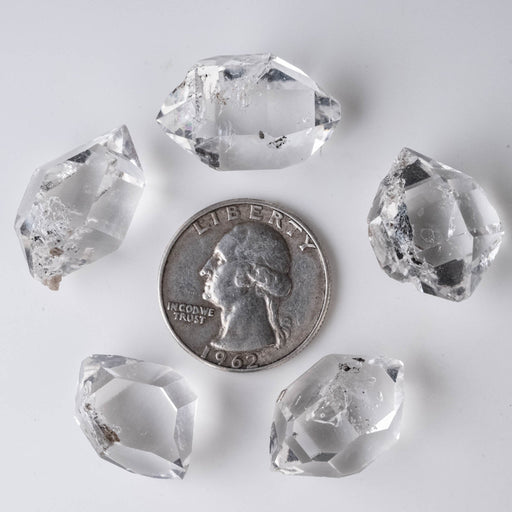 Herkimer Diamond Quartz Crystals 20mm - 24mm 25 Grams A Grade WHOLESALE LOT - InnerVision Crystals
