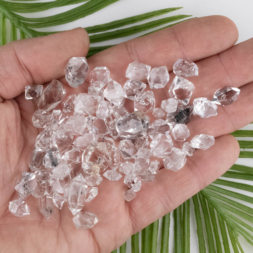 Herkimer Diamond Quartz Crystals 5mm -16mm 50 Grams A & B Grade WHOLESALE LOT - InnerVision Crystals