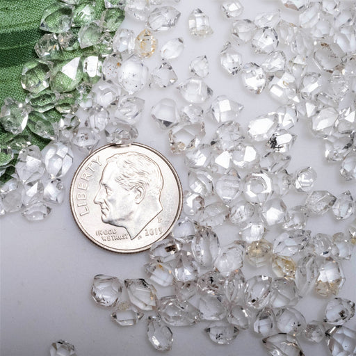 Herkimer Diamond Quartz Crystals A / A+ Grade 1mm - 6mm | 1 Gram Lot (11 - 15 crystals) - InnerVision Crystals