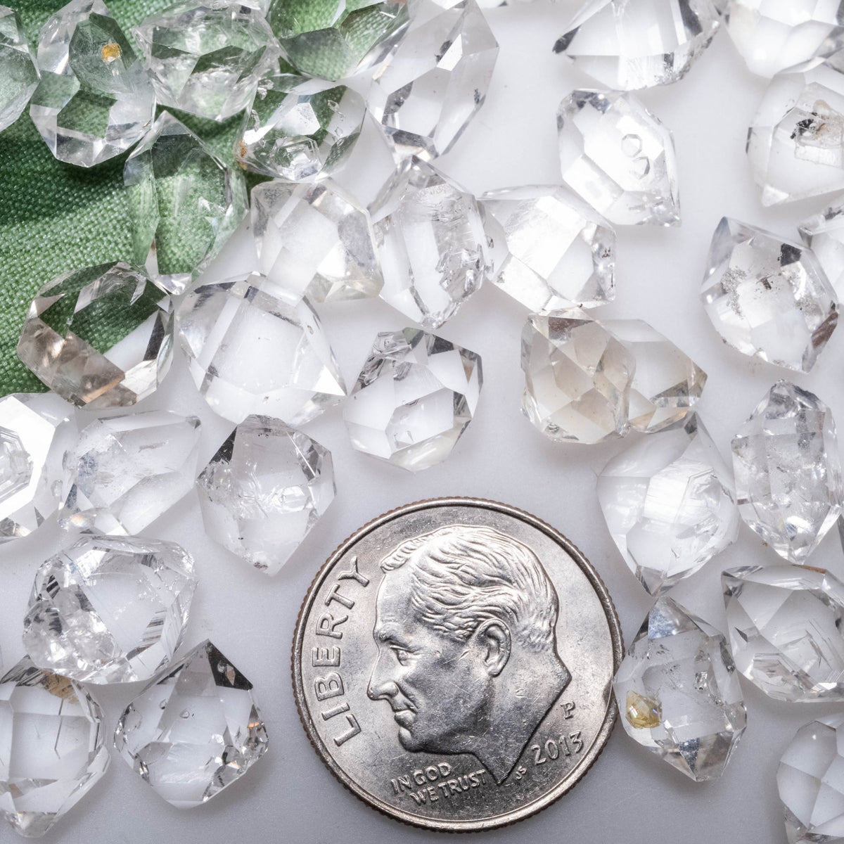 Herkimer Diamond Quartz Crystals A / A+ Grade 8mm 10mm 2 Gram Lot