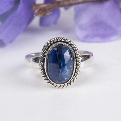 Kyanite Ring 10x7mm Size 6 - InnerVision Crystals