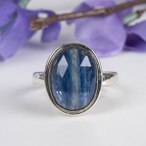 Kyanite Ring 14x10mm Size 10 - InnerVision Crystals