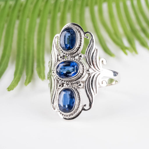 Kyanite Ring 7x5mm Size 12 - InnerVision Crystals