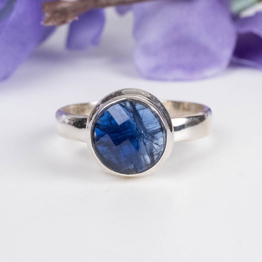 Kyanite Ring 9mm Size 9 - InnerVision Crystals