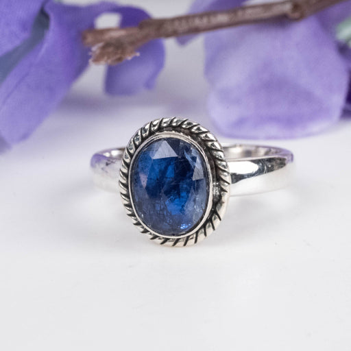 Kyanite Ring 9x7mm Size 8 - InnerVision Crystals