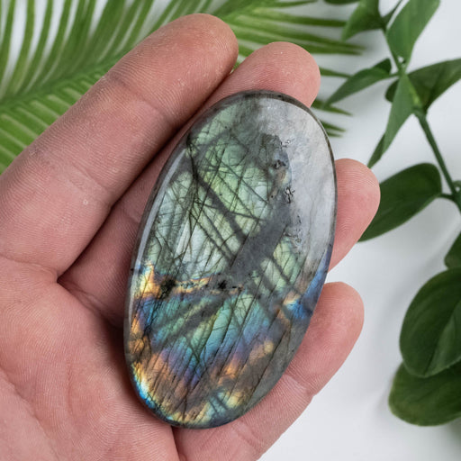 Labradorite Cabachon AAA 249 ct 77x42x8mm - InnerVision Crystals