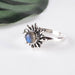 Labradorite Ring 5mm Size 6.5 - InnerVision Crystals