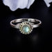 Labradorite Ring 5mm Size 8 - InnerVision Crystals