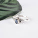 Labradorite Ring 6x4mm Size 8 - InnerVision Crystals