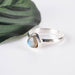 Labradorite Ring 7mm Size 8.5 - InnerVision Crystals