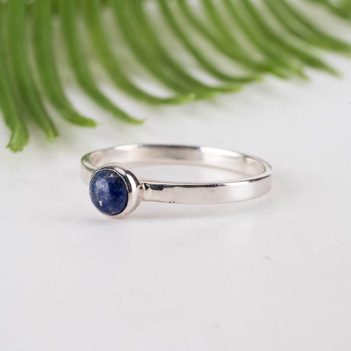 Lapis Lazuli Ring 5mm Size 10 - InnerVision Crystals