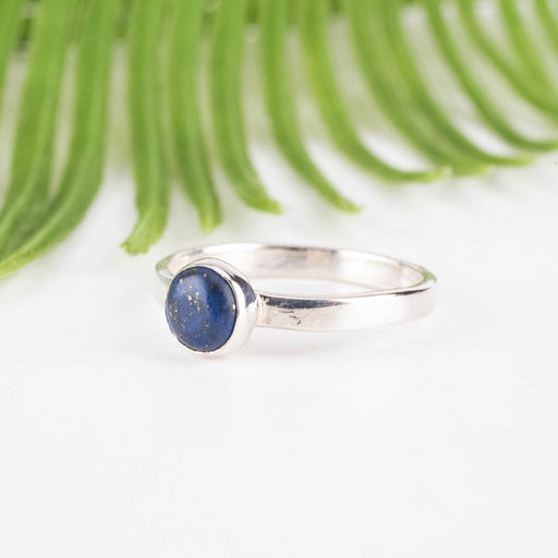 Lapis Lazuli Ring 5mm Size 7 - InnerVision Crystals