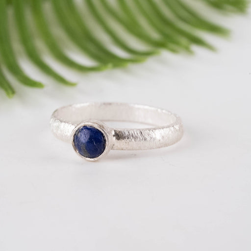 Lapis Lazuli Ring 5mm Size 8 - InnerVision Crystals