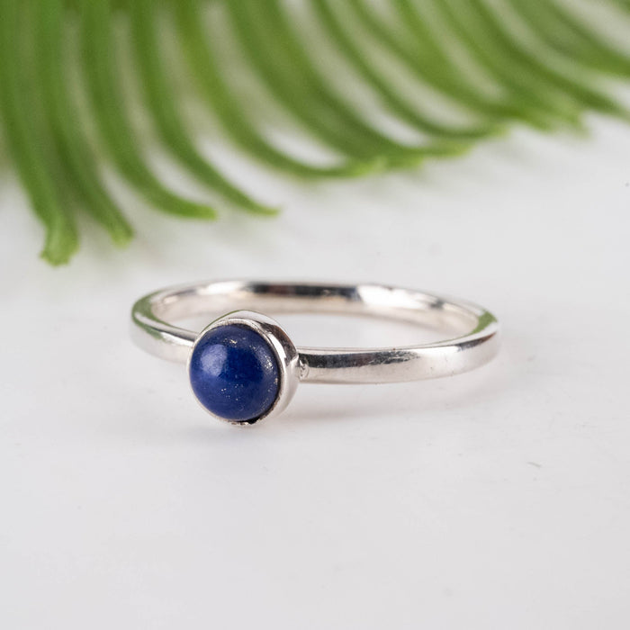 Lapis Lazuli Ring 5mm Size 9 - InnerVision Crystals