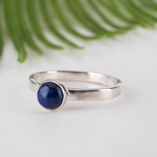 Lapis Lazuli Ring 6mm Size 8 - InnerVision Crystals