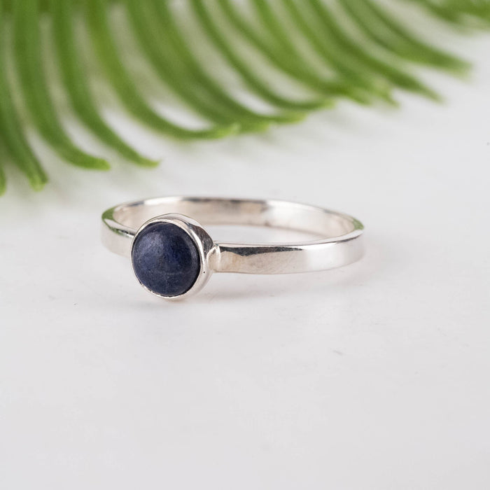 Lapis Lazuli Ring 6mm Size 9.5 - InnerVision Crystals