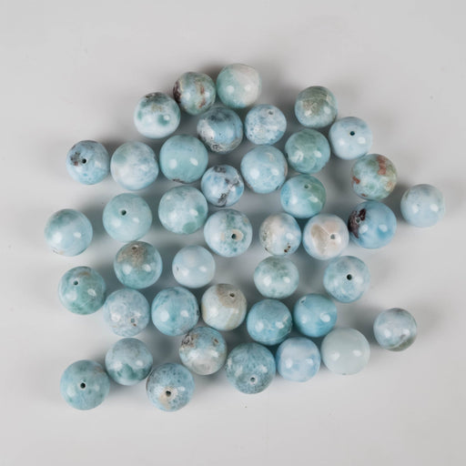 Larimar Beads 10mm - 12mm 100 grams WHOLESALE - InnerVision Crystals