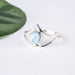 Larimar Ring 6mm Size 8.5 - InnerVision Crystals