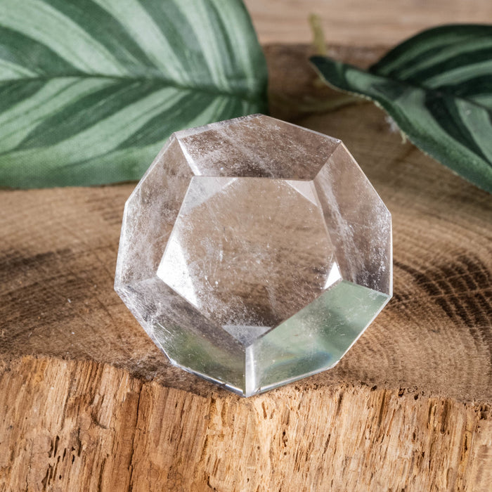 Lemurian Seed Quartz Crystal Polished Dodecahedron 43.76 g 29mm - InnerVision Crystals