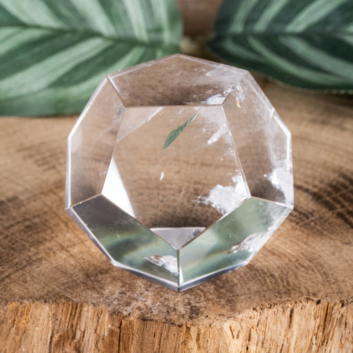 Lemurian Seed Quartz Crystal Polished Dodecahedron 45 g 29mm - InnerVision Crystals