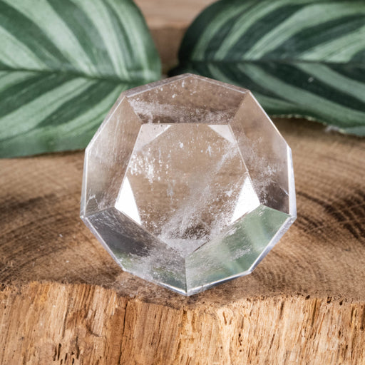 Lemurian Seed Quartz Crystal Polished Dodecahedron 46.02 g 29mm - InnerVision Crystals