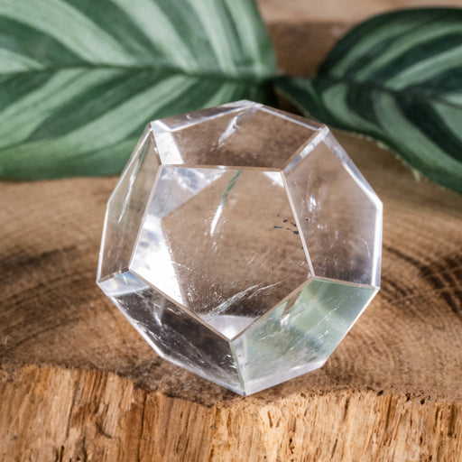 Lemurian Seed Quartz Crystal Polished Dodecahedron 47.97 g 29mm - InnerVision Crystals