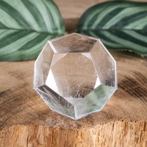 Lemurian Seed Quartz Crystal Polished Dodecahedron 48.14 g 29mm - InnerVision Crystals