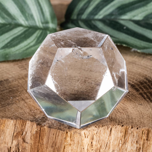 Lemurian Seed Quartz Crystal Polished Dodecahedron 48.23 g 30mm - InnerVision Crystals
