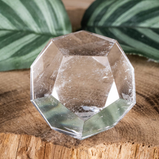 Lemurian Seed Quartz Crystal Polished Dodecahedron 49.46 g 30mm - InnerVision Crystals