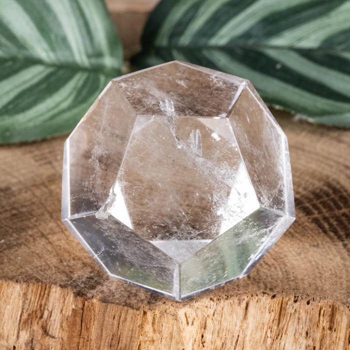 Lemurian Seed Quartz Crystal Polished Dodecahedron 49.64 g 30mm - InnerVision Crystals