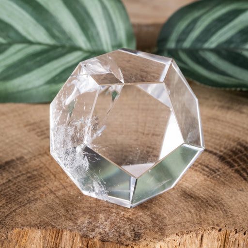 Lemurian Seed Quartz Crystal Polished Dodecahedron 50.77 g 30mm - InnerVision Crystals