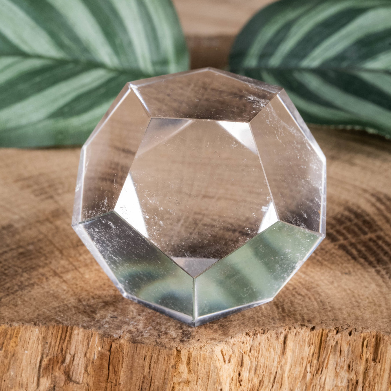 Lemurian Seed Quartz Crystal Polished Dodecahedron 54.87 g 30mm - InnerVision Crystals