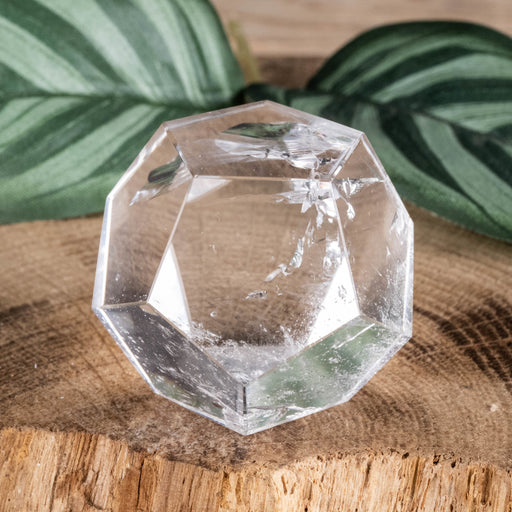 Lemurian Seed Quartz Crystal Polished Dodecahedron 55 g 31mm - InnerVision Crystals