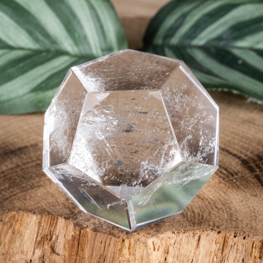 Lemurian Seed Quartz Crystal Polished Dodecahedron 56.52 g 31mm - InnerVision Crystals