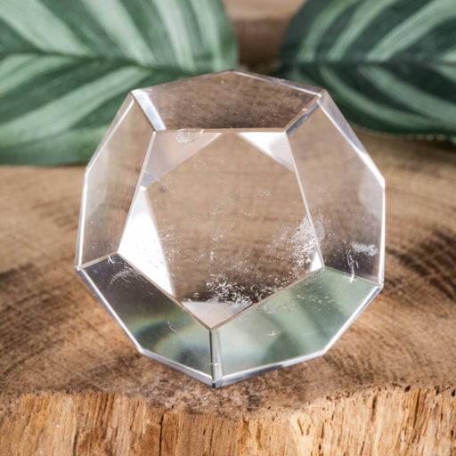 Lemurian Seed Quartz Crystal Polished Dodecahedron 56.65 g 31mm - InnerVision Crystals