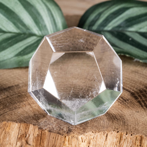 Lemurian Seed Quartz Crystal Polished Dodecahedron 56.93 g 31mm - InnerVision Crystals