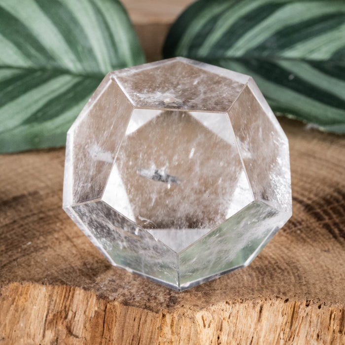 Lemurian Seed Quartz Crystal Polished Dodecahedron 58.16 g 31mm - InnerVision Crystals
