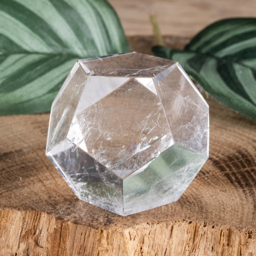 Lemurian Seed Quartz Crystal Polished Dodecahedron 59.87 g 32mm - InnerVision Crystals