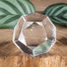 Lemurian Seed Quartz Crystal Polished Dodecahedron 72.25 g 34mm - InnerVision Crystals