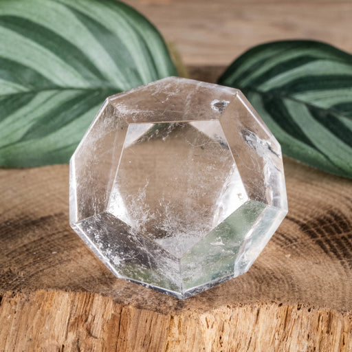 Lemurian Seed Quartz Crystal Polished Dodecahedron 72.45 g 34mm - InnerVision Crystals