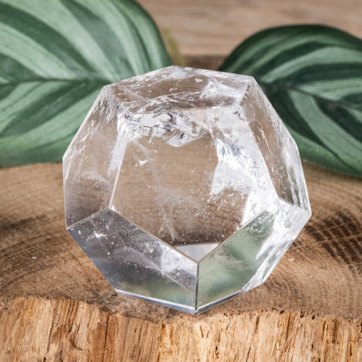 Lemurian Seed Quartz Crystal Polished Dodecahedron 79.79 g 35mm - InnerVision Crystals