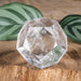 Lemurian Seed Quartz Crystal Polished Dodecahedron 98.82 g 38mm - InnerVision Crystals