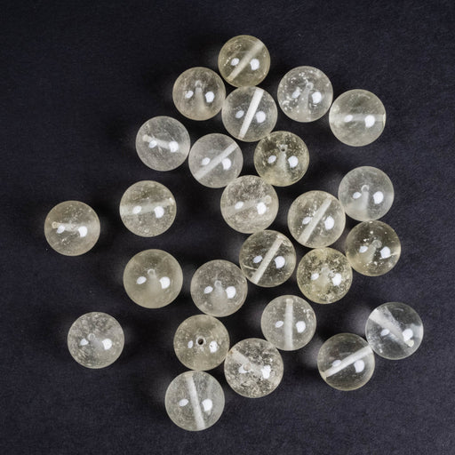 Libyan Desert Glass Bead Lot 12mm 57.98 grams WHOLESALE - InnerVision Crystals