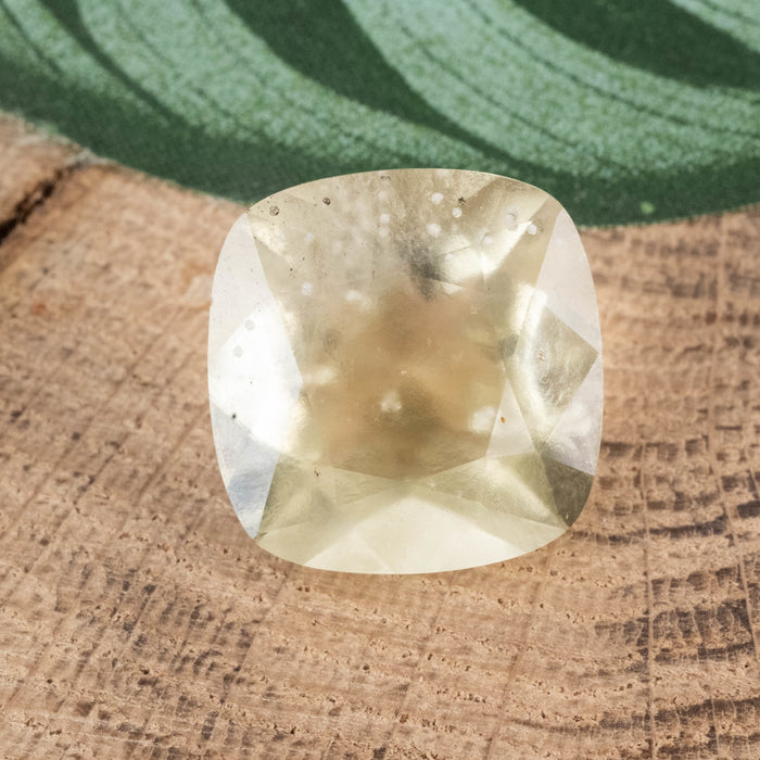 Libyan Desert Glass Gemstone 17 ct 18x17mm - InnerVision Crystals