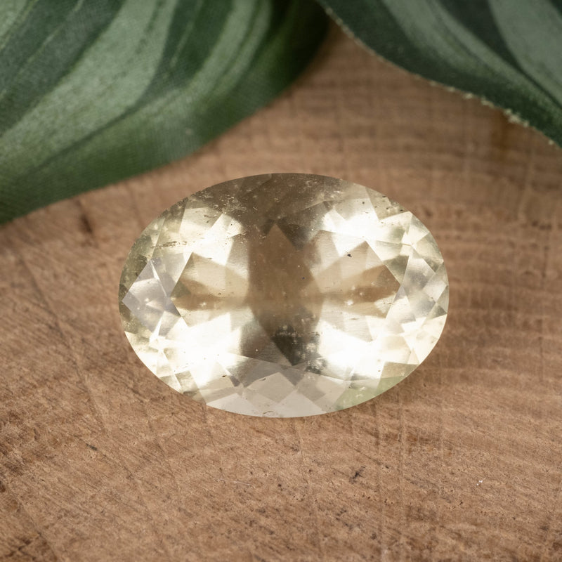 Libyan Desert Glass Gemstone 17.22 ct 21x16mm - InnerVision Crystals