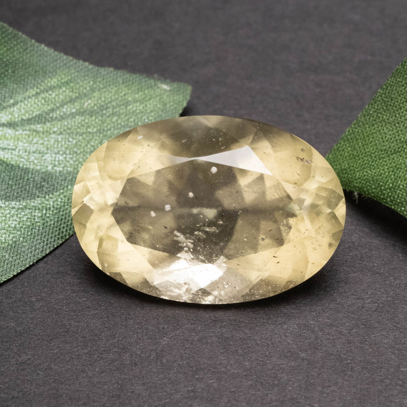 Libyan Desert Glass Gemstone 19.75 ct 23x16mm - InnerVision Crystals